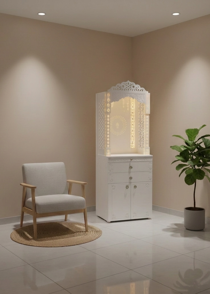 HOME ARTS | Corian pooja mandir | Luxury design