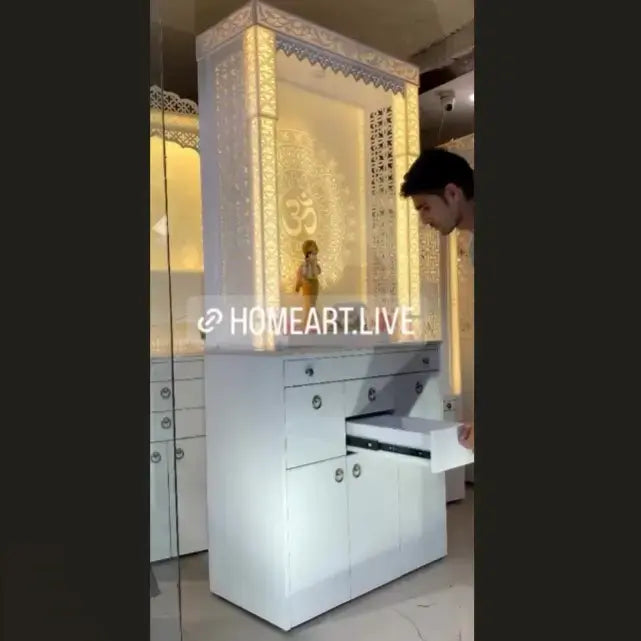 HOME ARTS | Corian pooja mandir | Luxury design