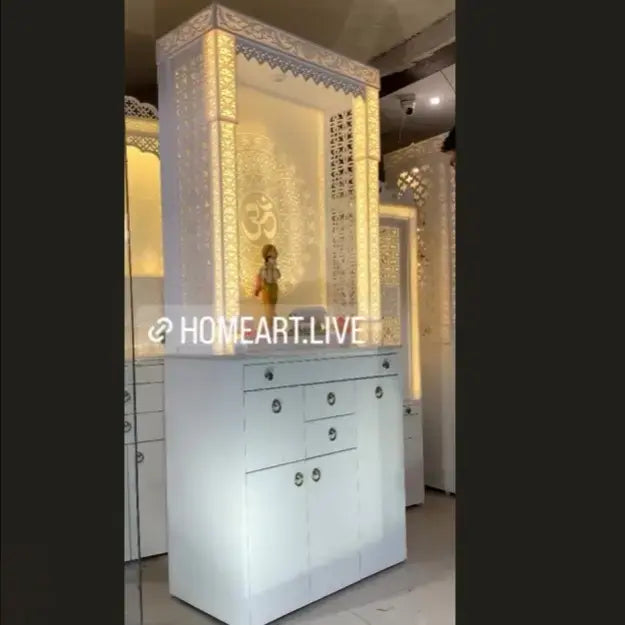 HOME ARTS | Corian pooja mandir | Luxury design