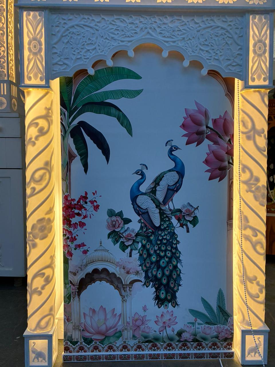 HOME ARTS | Corian pooja mandir | Luxury design