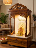 Teakwood mandir
