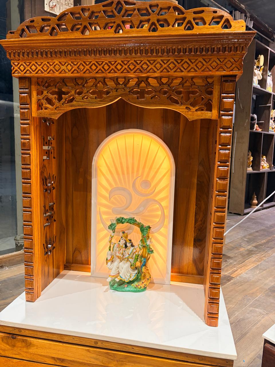 Teakwood mandir