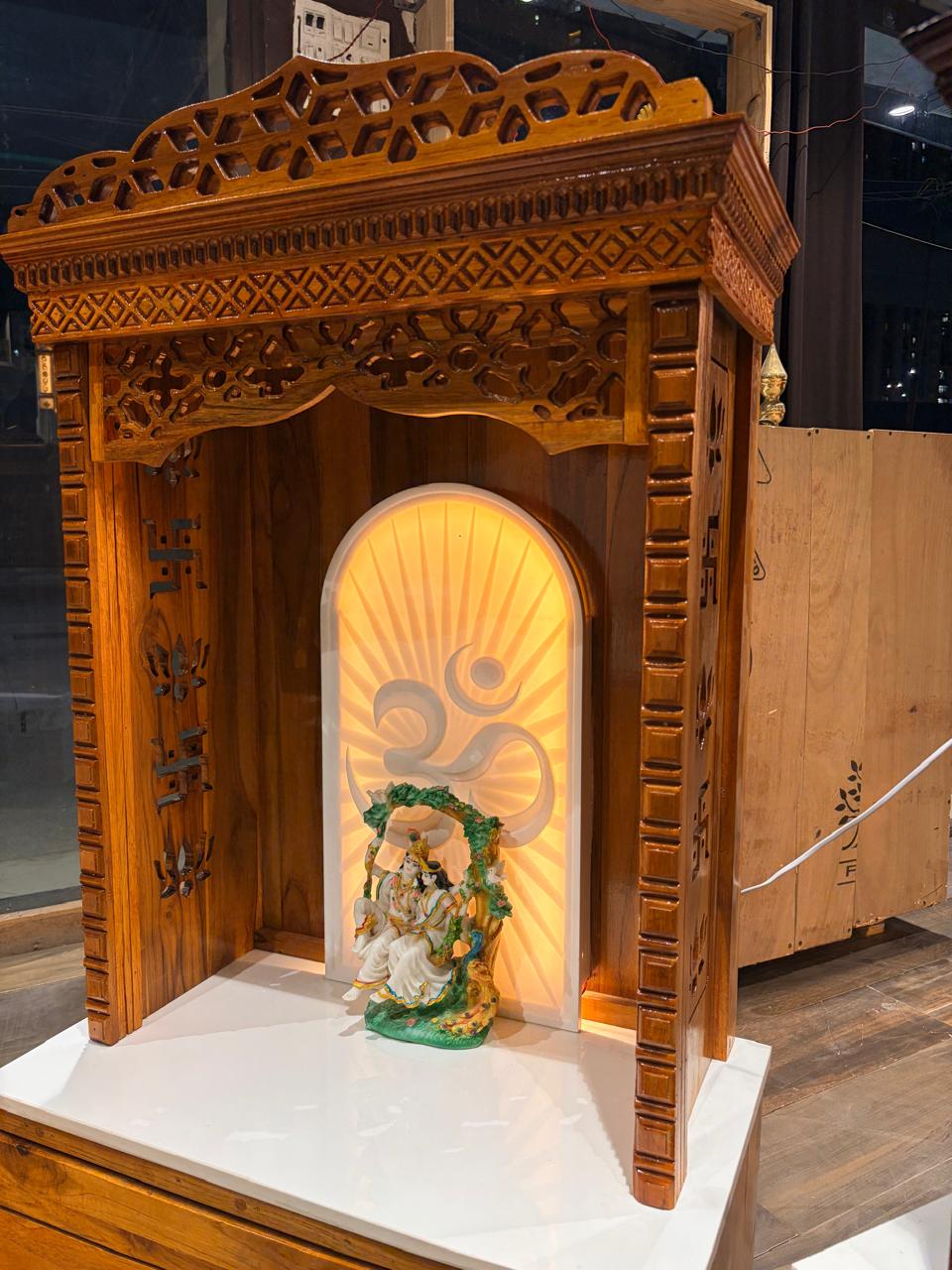 Teakwood mandir