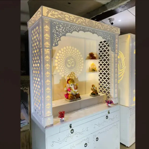HOME ARTS | Corian pooja mandir | Luxury design